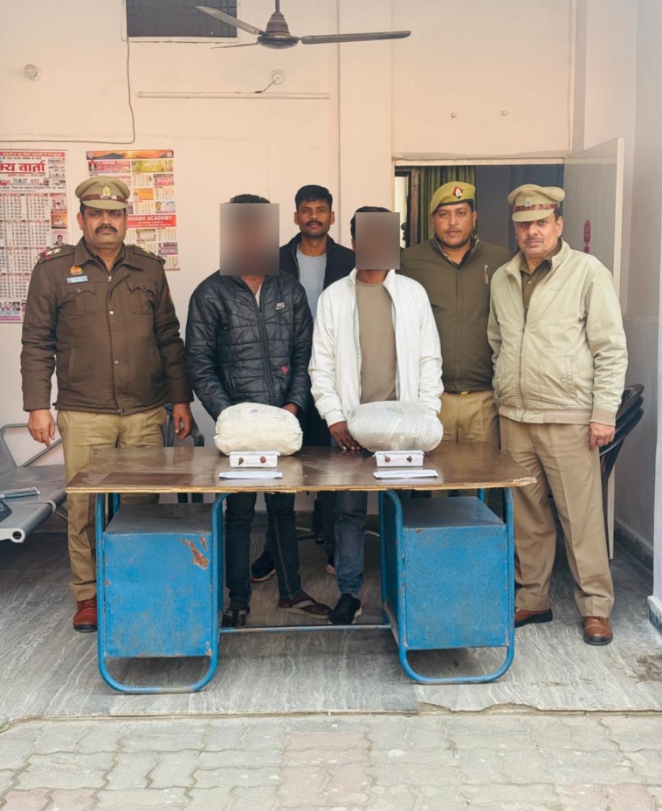 थाना विकासनगर पुलिस की बड़ी कार्रवाई, गांजा तस्करी में लिप्त दो आरोपी गिरफ्तार